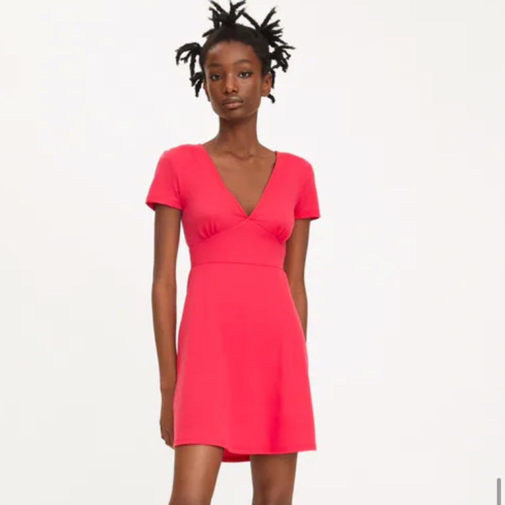 Zara Short Fuschia Dress